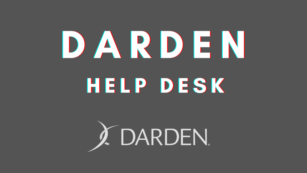 darden help desk